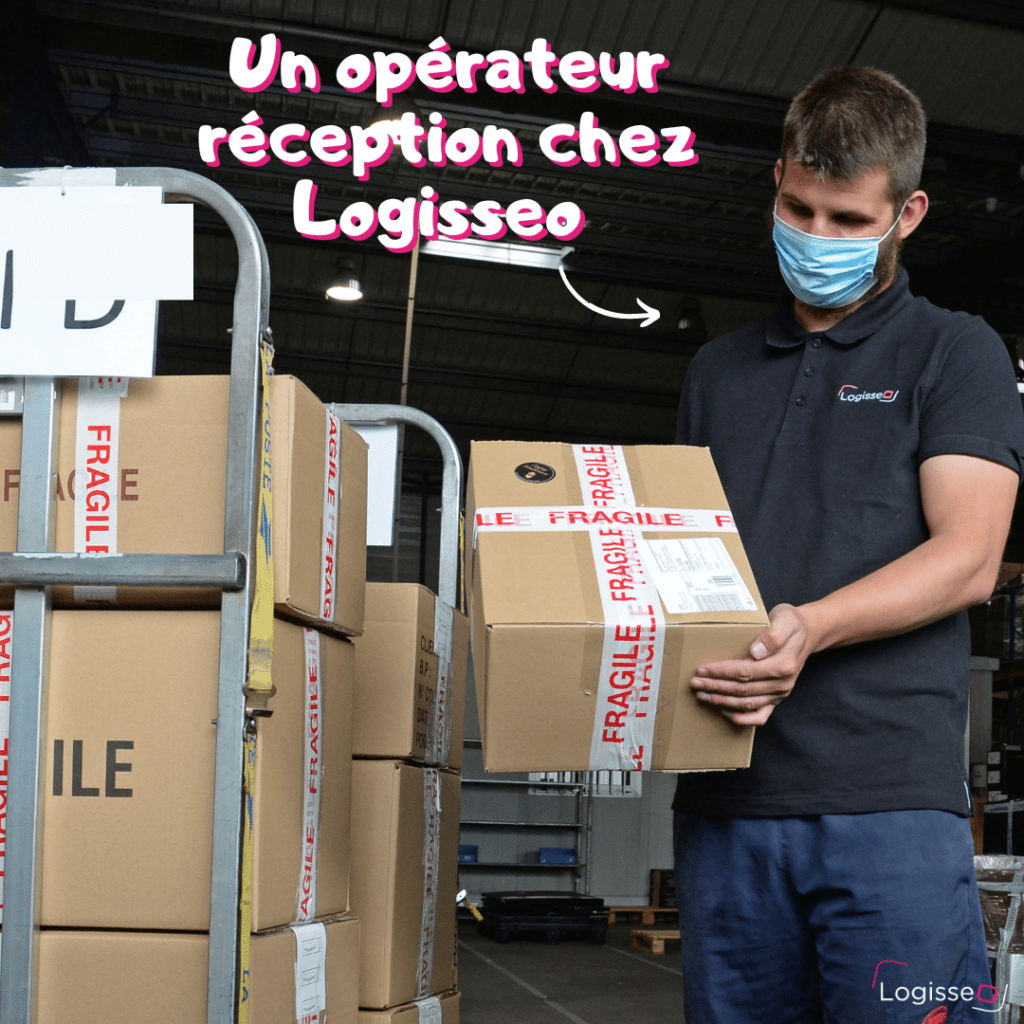 Tony, opérateur réception chez Logisseo